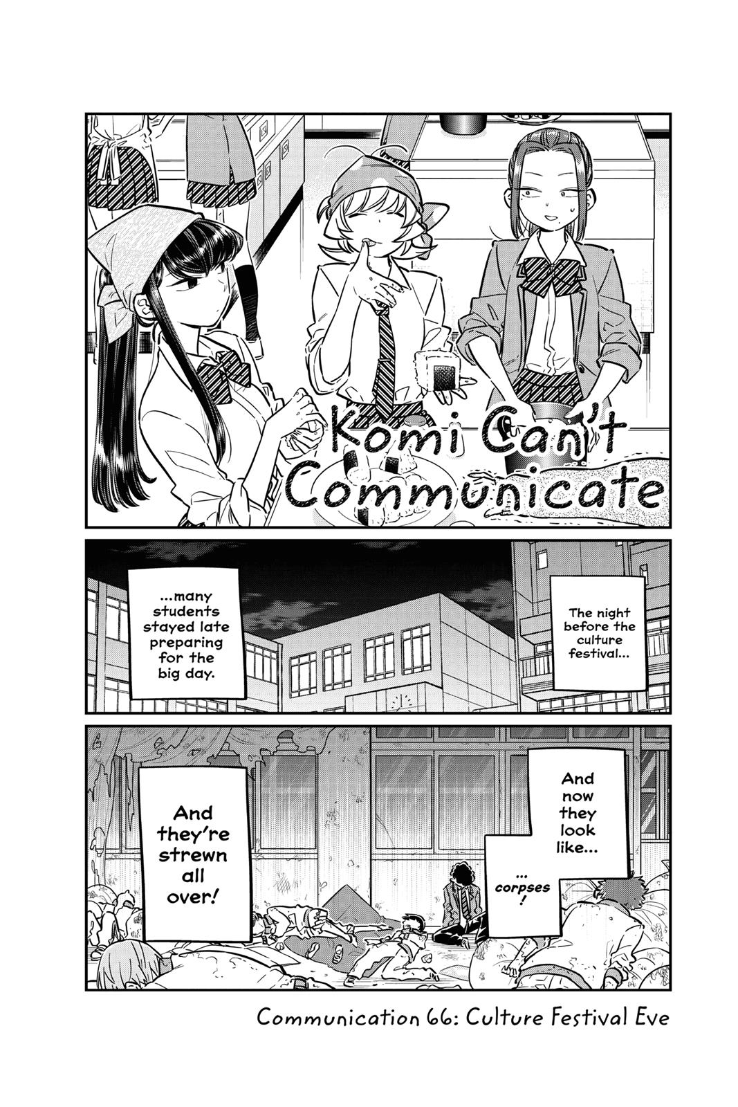 Komi Can’t Communicate Chapter 66