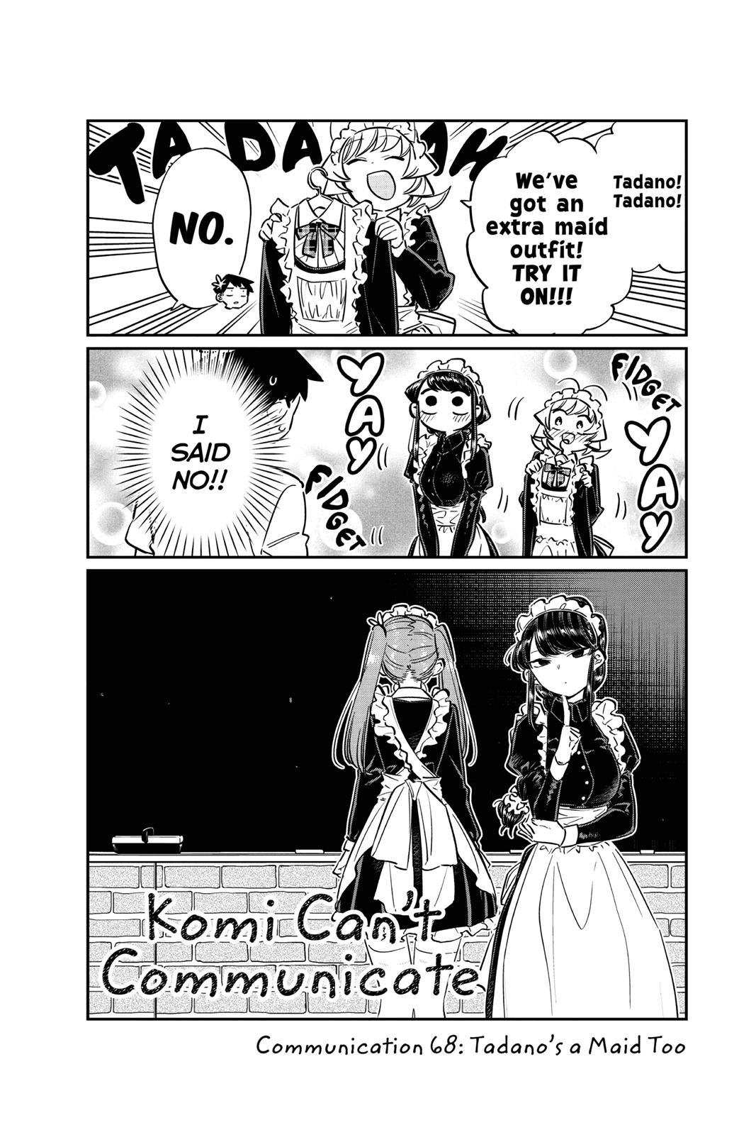 Komi Can’t Communicate Chapter 68