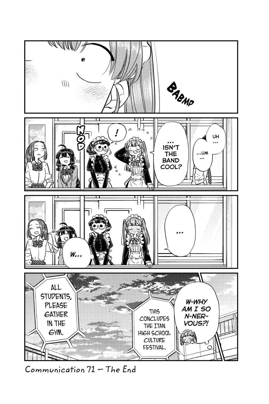 Komi Can’t Communicate Chapter 71