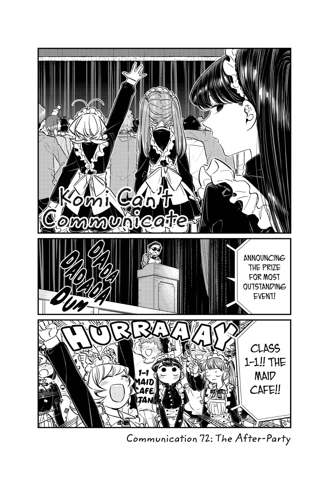 Komi Can’t Communicate Chapter 72