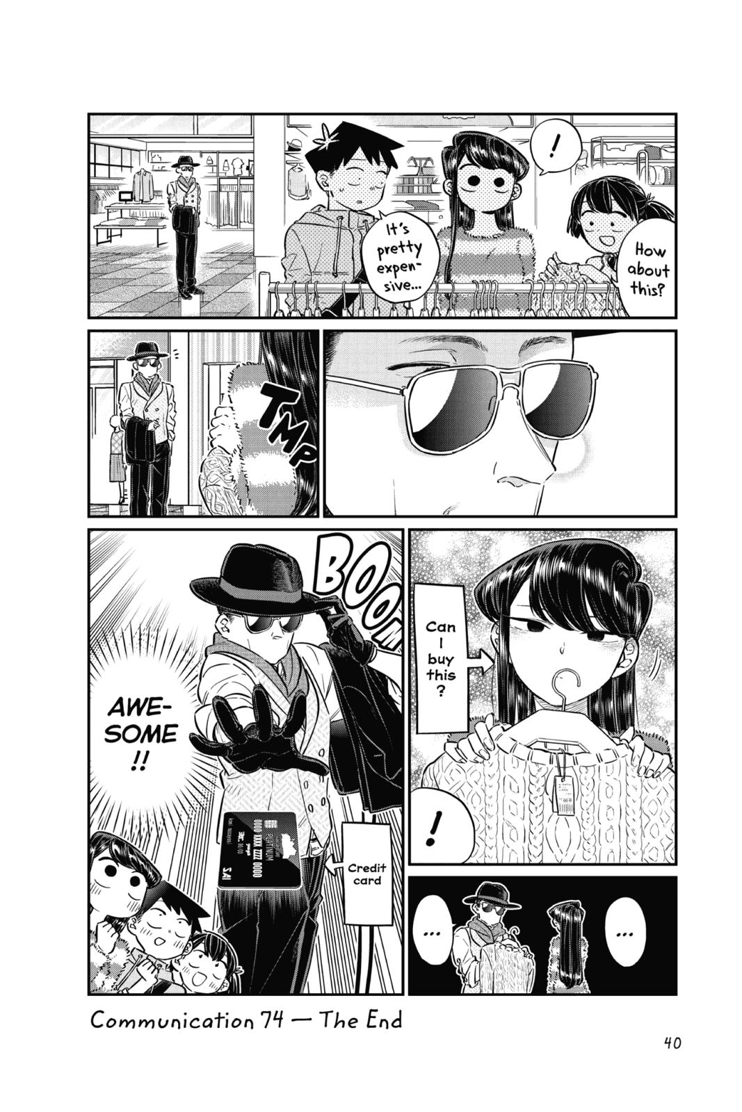Komi Can’t Communicate Chapter 74