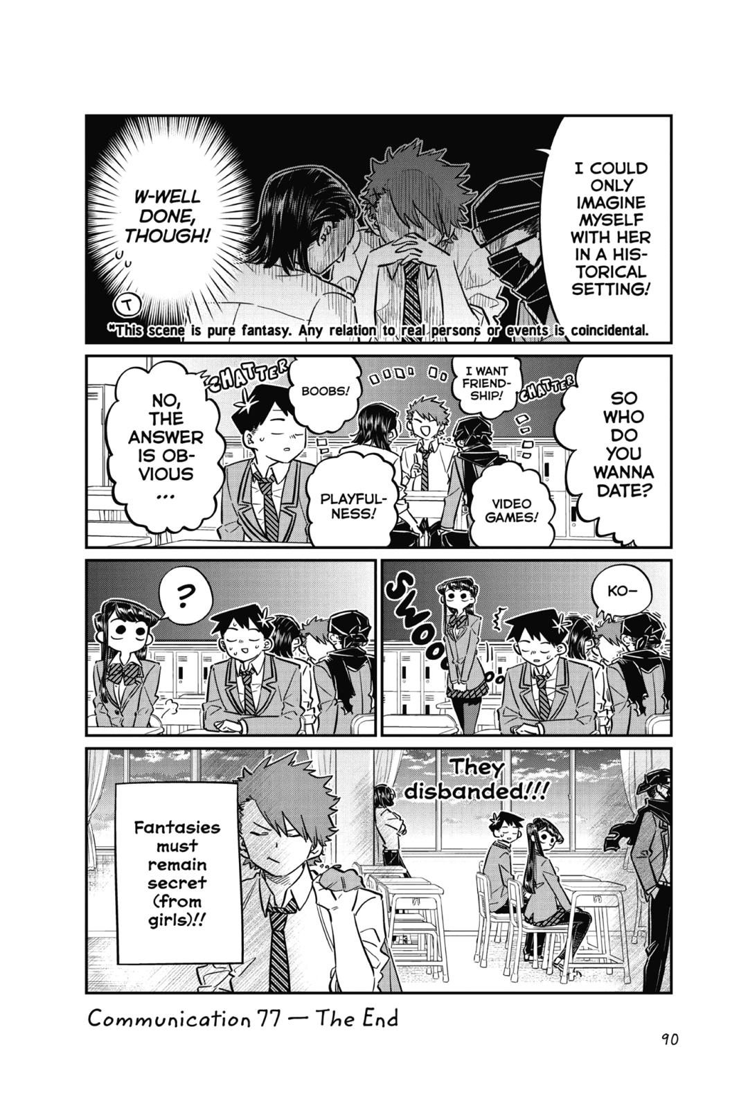 Komi Can’t Communicate Chapter 77