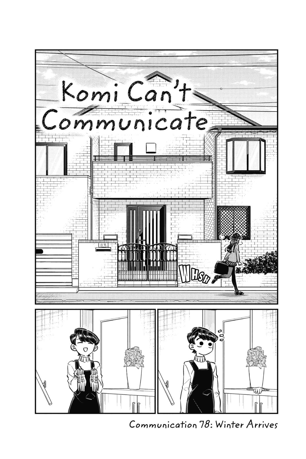 Komi Can’t Communicate Chapter 78