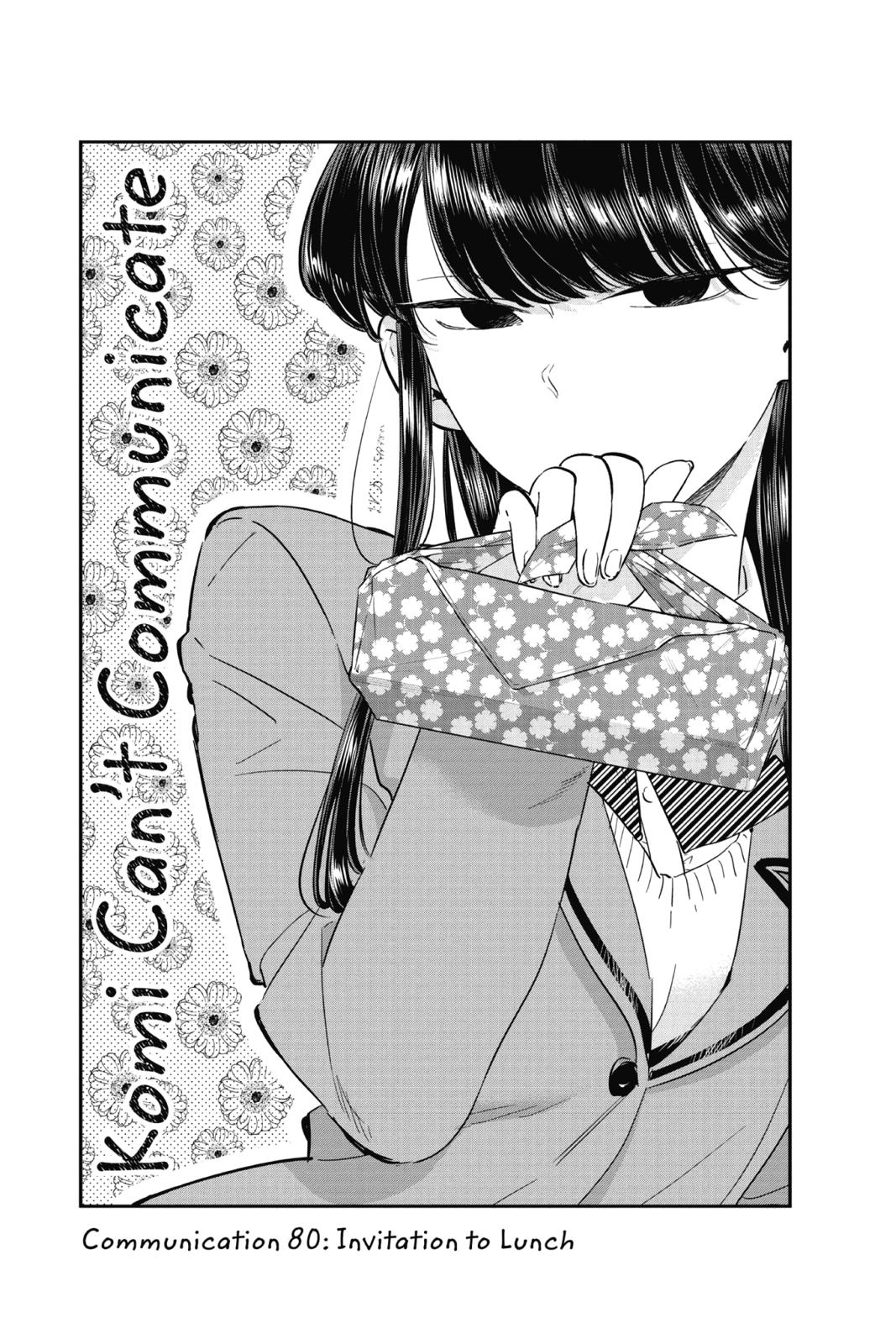 Komi Can’t Communicate Chapter 80