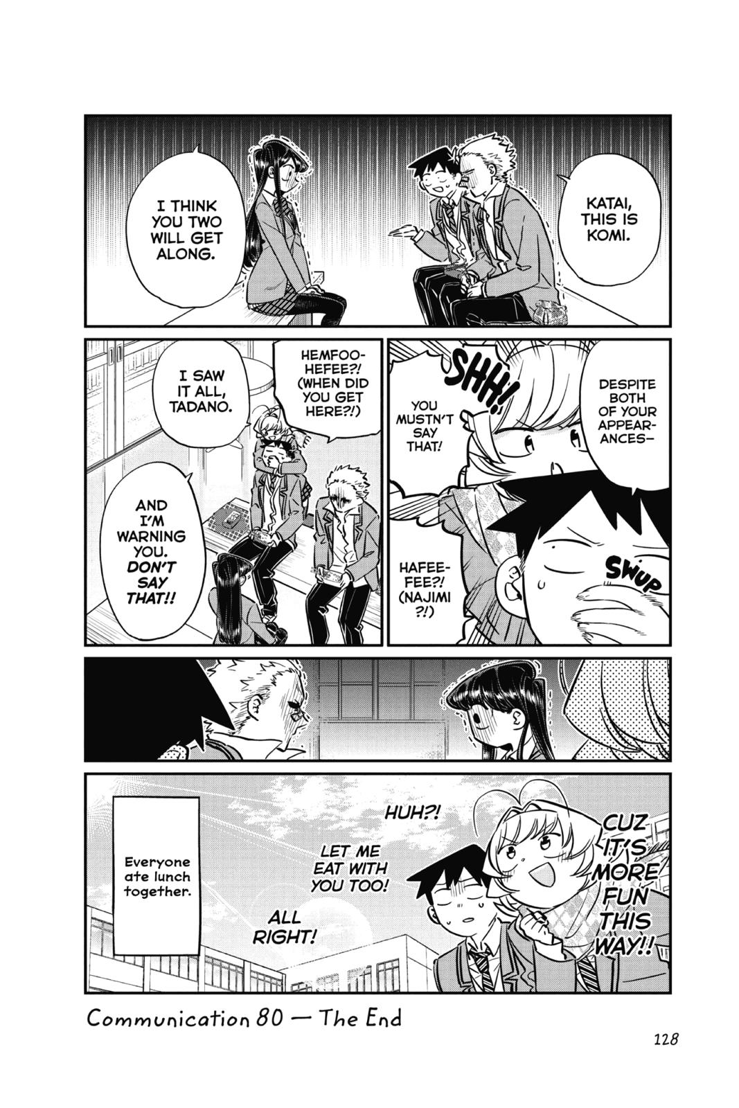 Komi Can’t Communicate Chapter 80