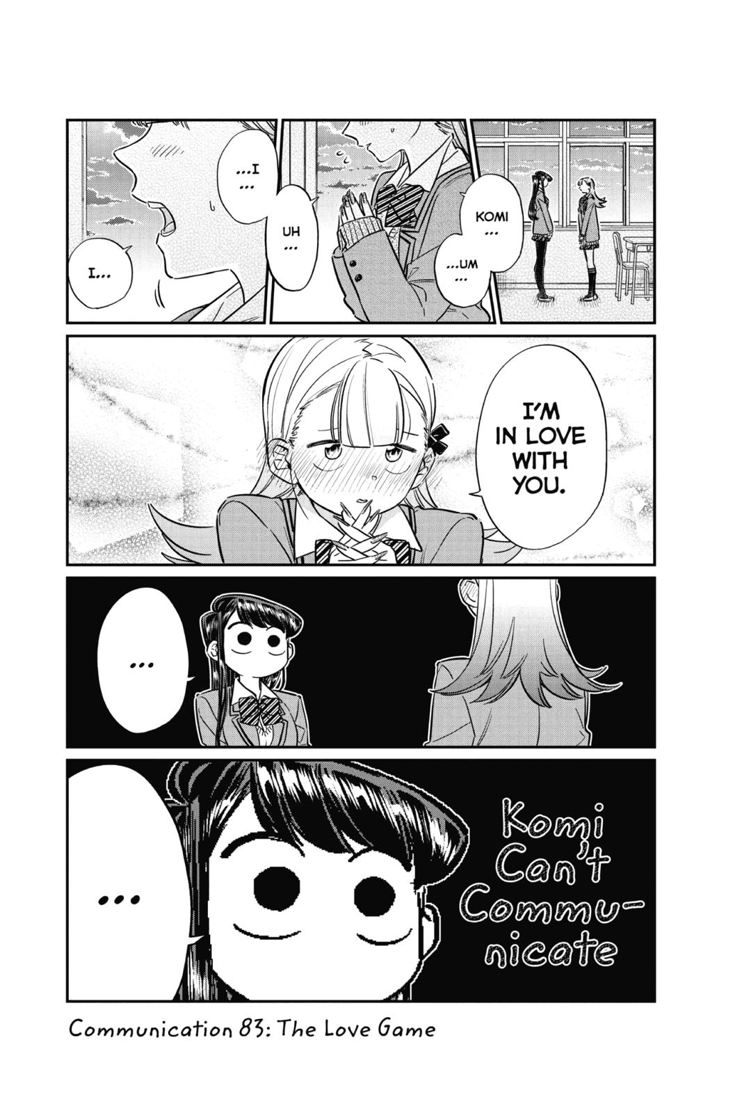 Komi Can’t Communicate Chapter 83