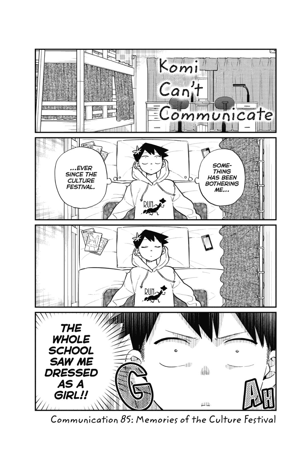 Komi Can’t Communicate Chapter 85