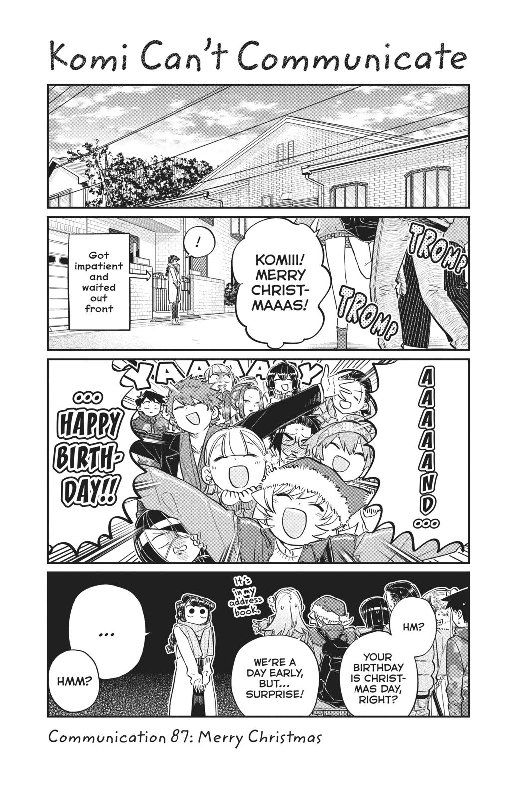 Komi Can’t Communicate Chapter 87