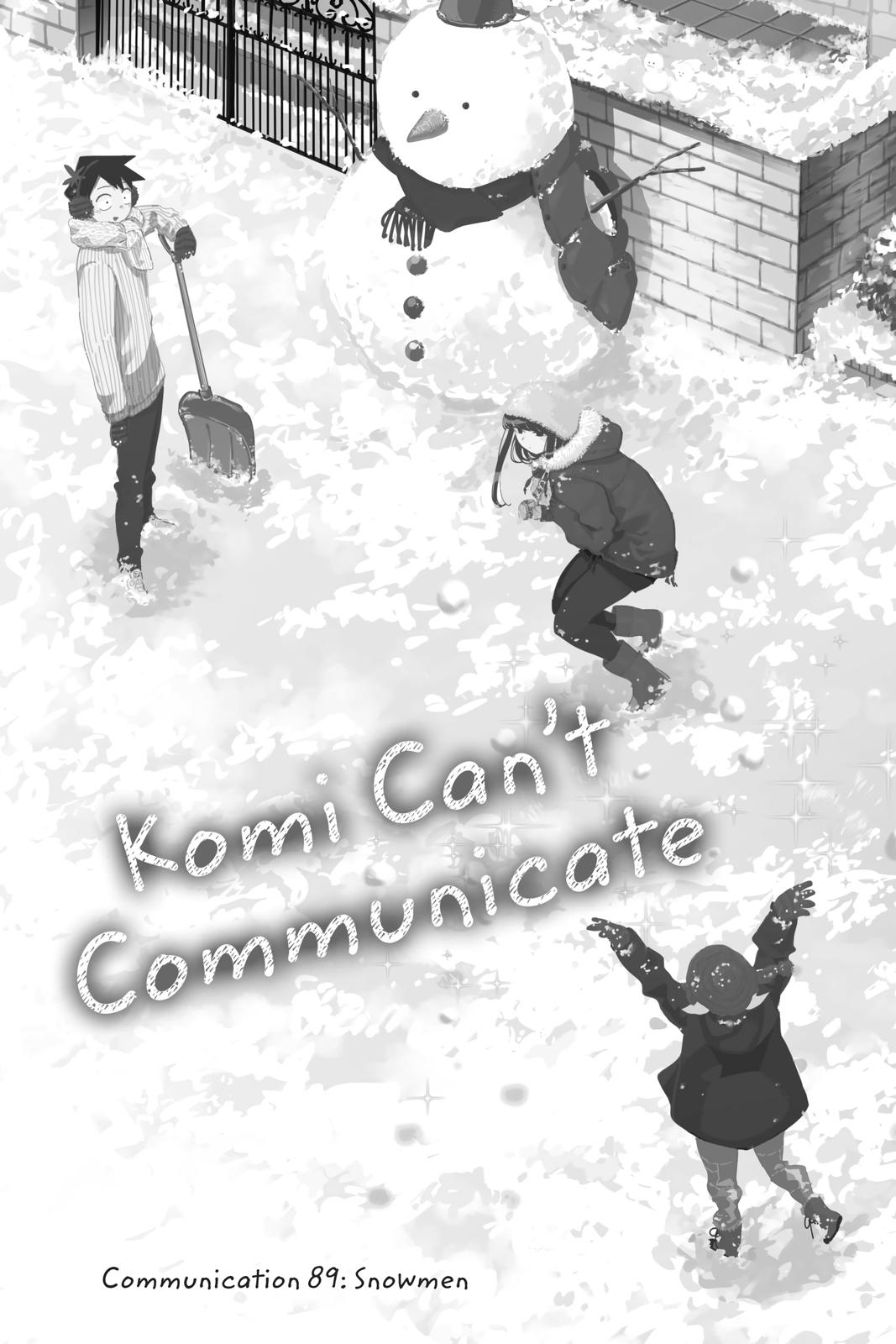 Komi Can’t Communicate Chapter 89