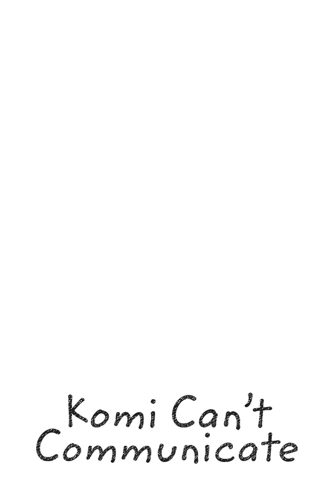 Komi Can’t Communicate Chapter 94