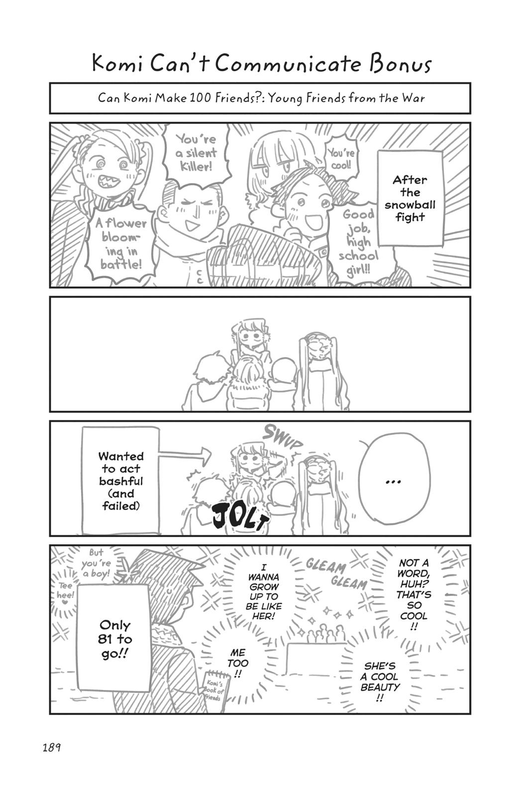 Komi Can’t Communicate Chapter 99