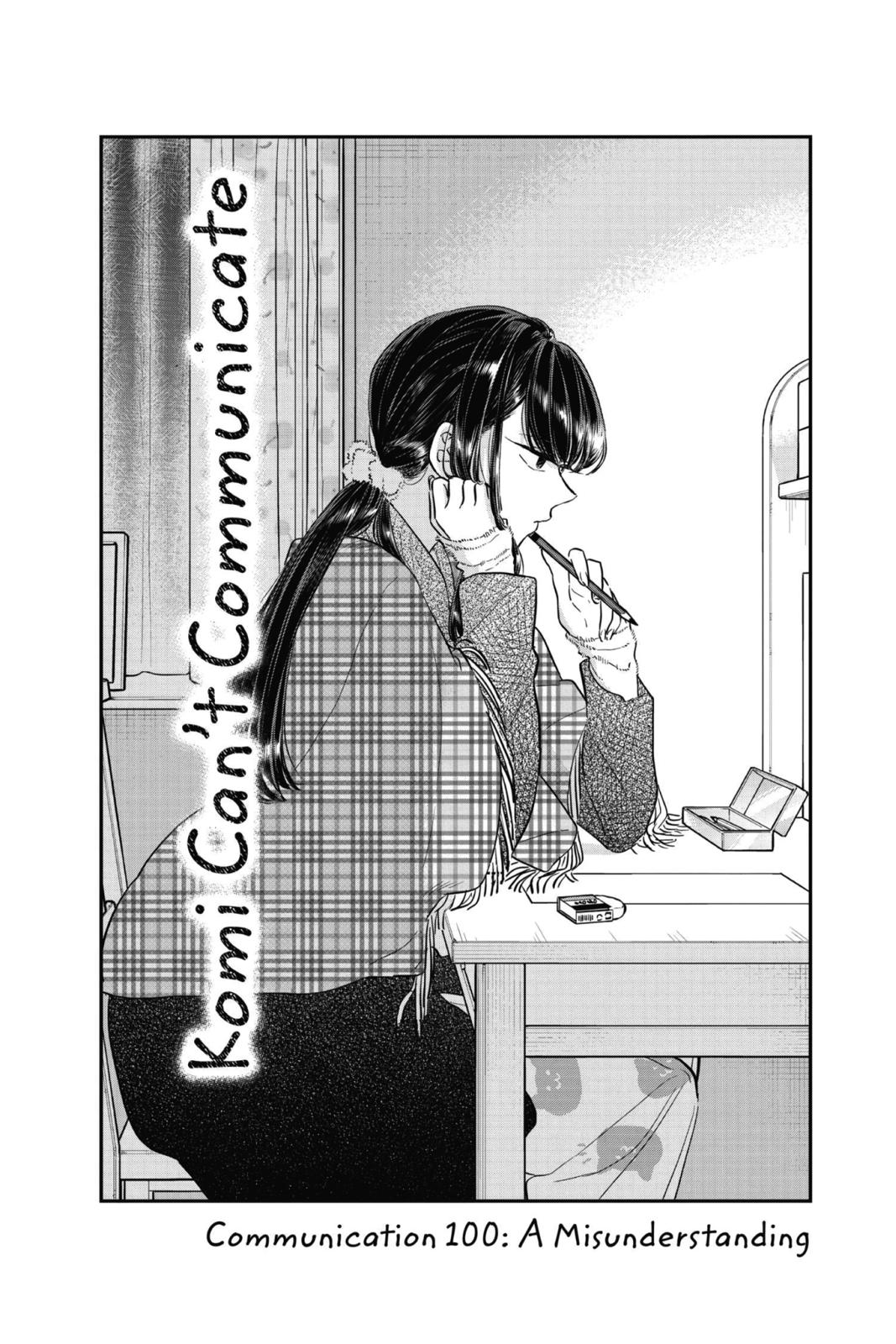Komi Can’t Communicate Chapter 100