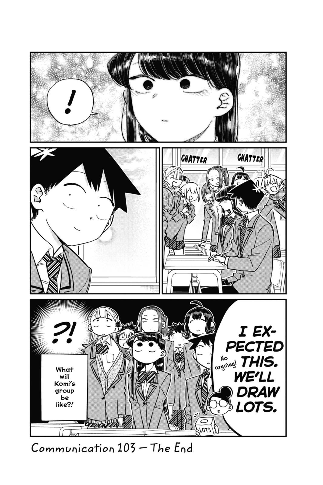 Komi Can’t Communicate Chapter 103
