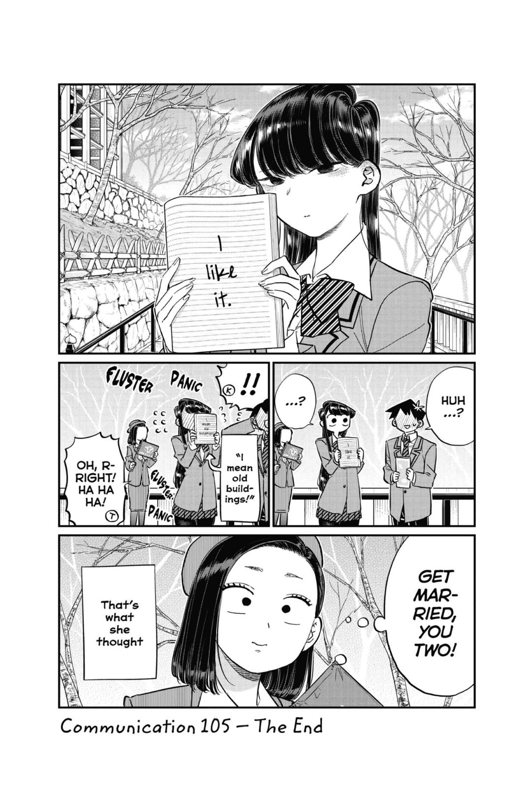 Komi Can’t Communicate Chapter 105