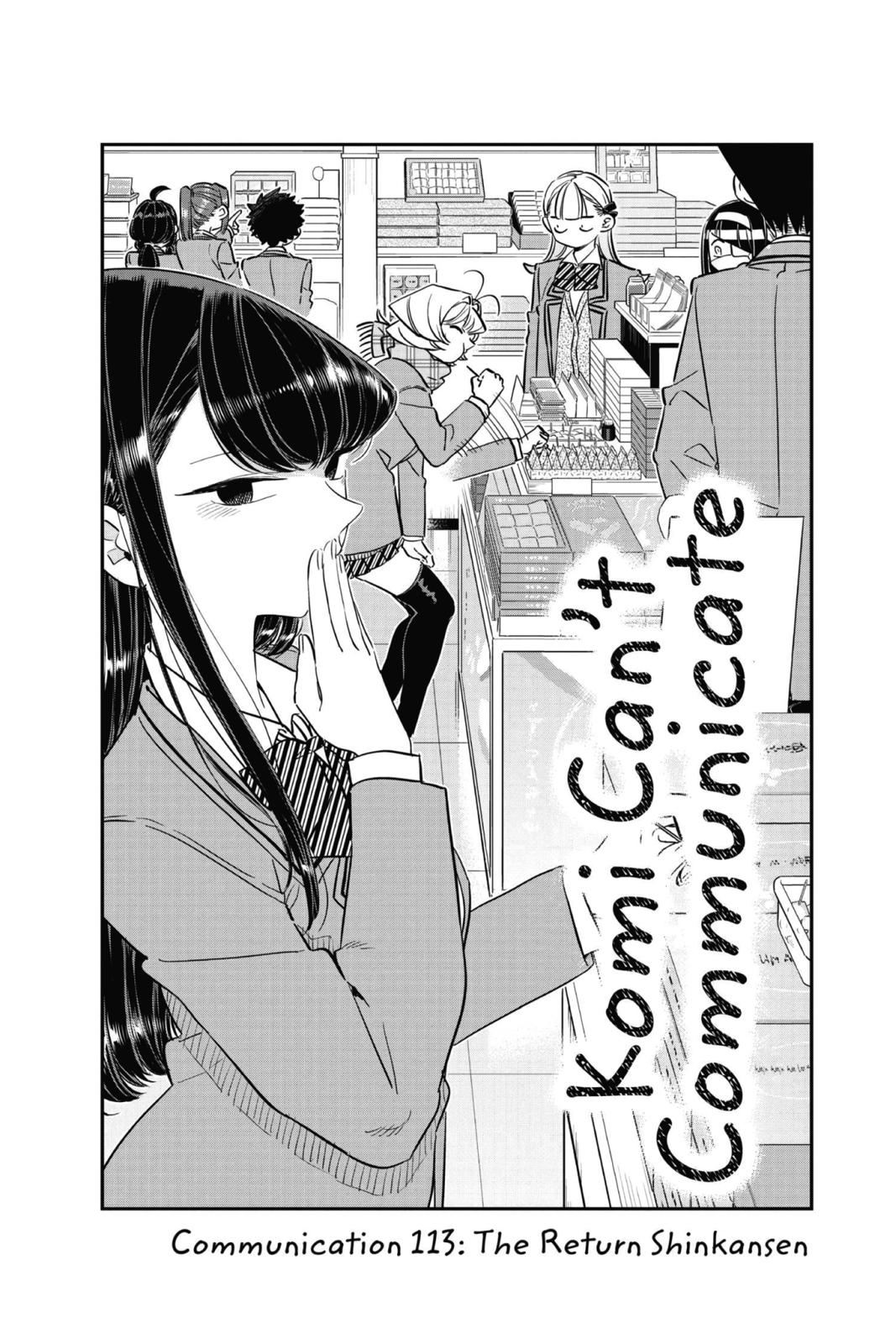 Komi Can’t Communicate Chapter 113
