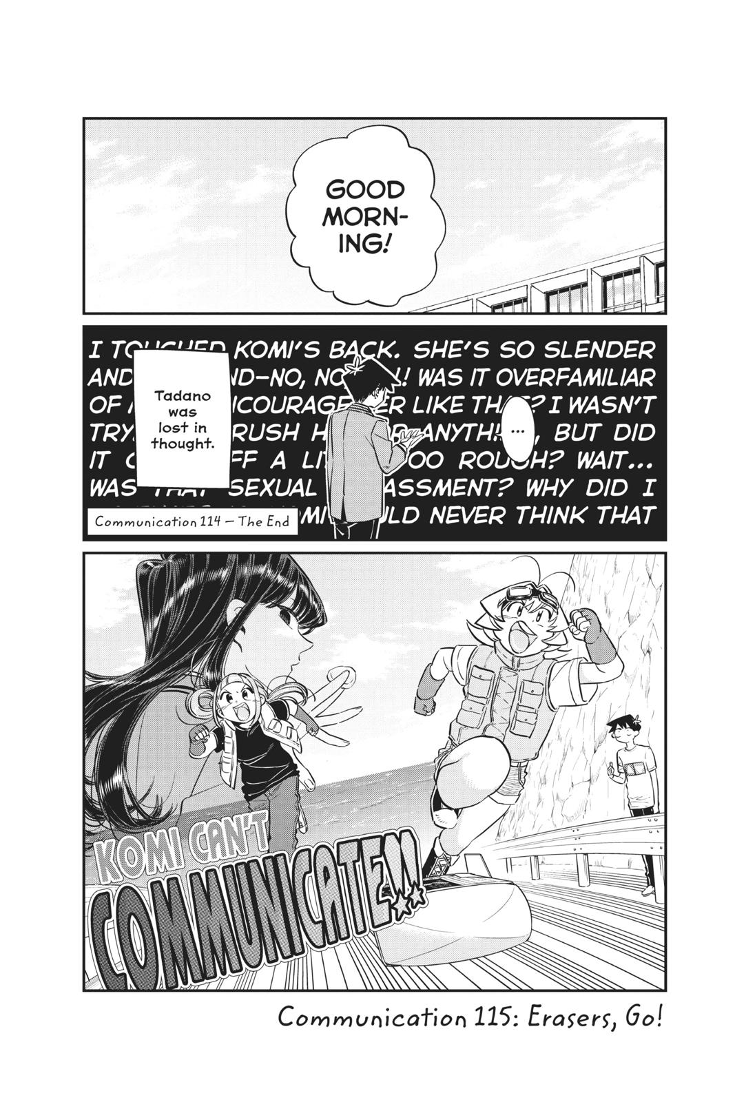 Komi Can’t Communicate Chapter 115