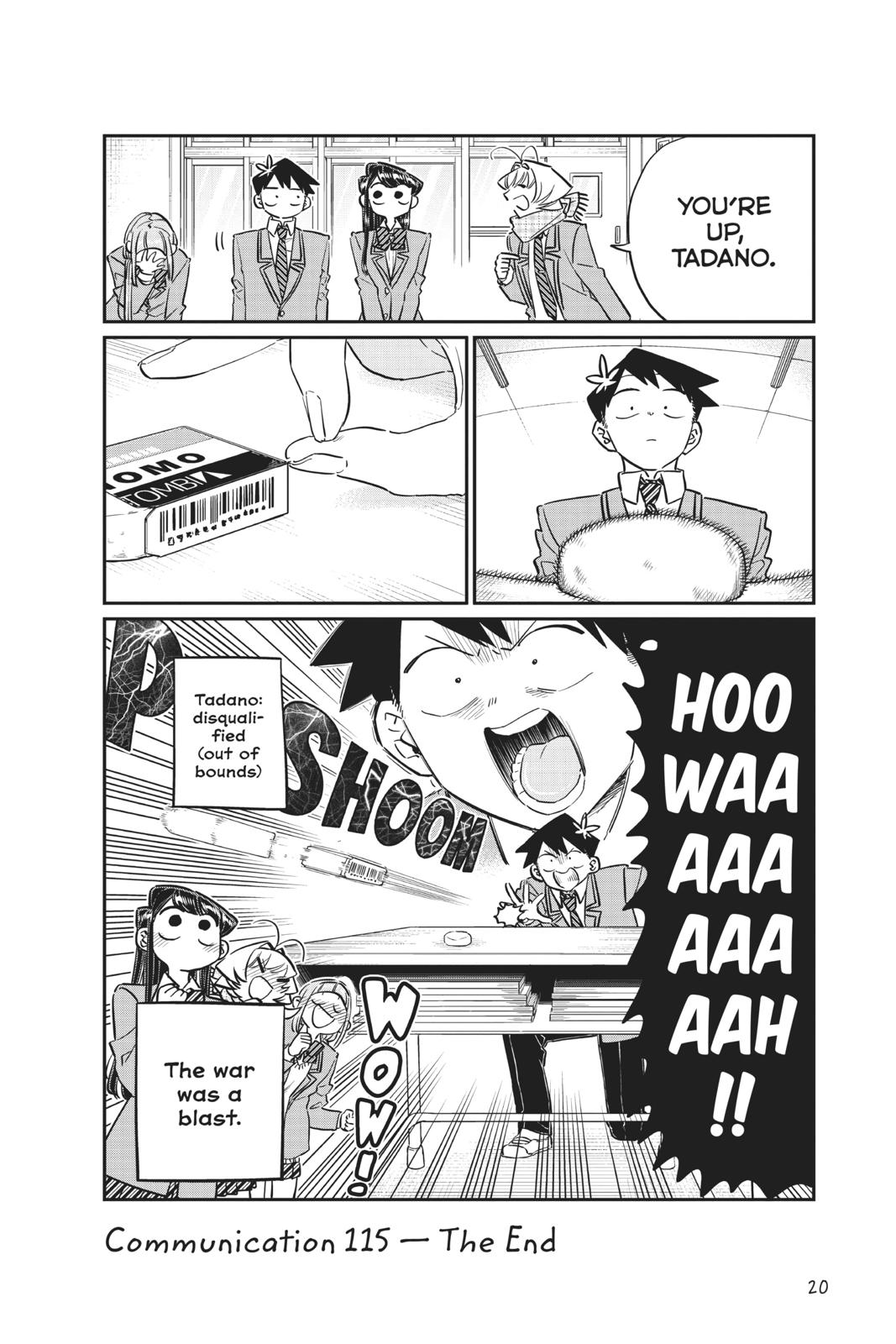 Komi Can’t Communicate Chapter 115