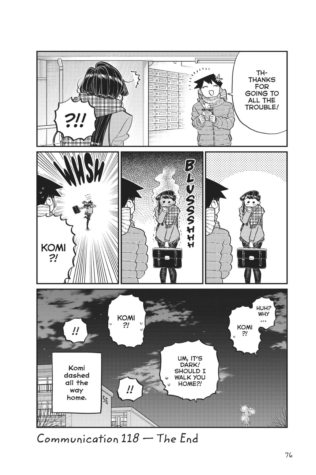 Komi Can’t Communicate Chapter 118