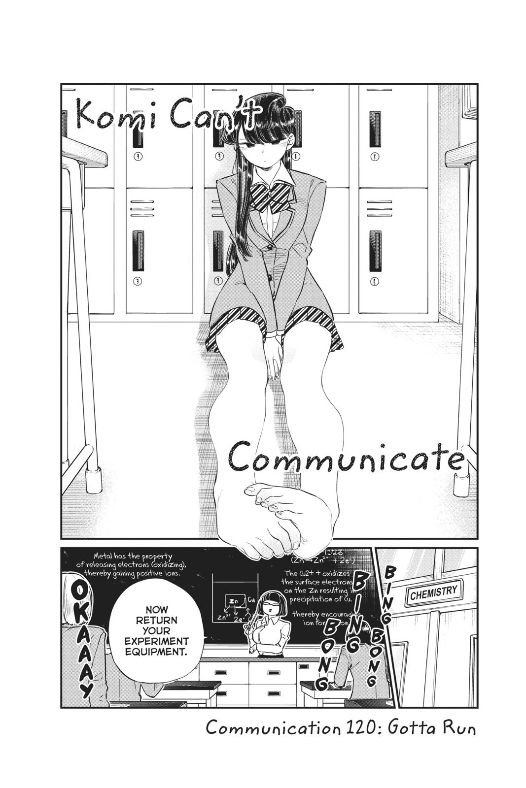 Komi Can’t Communicate Chapter 120