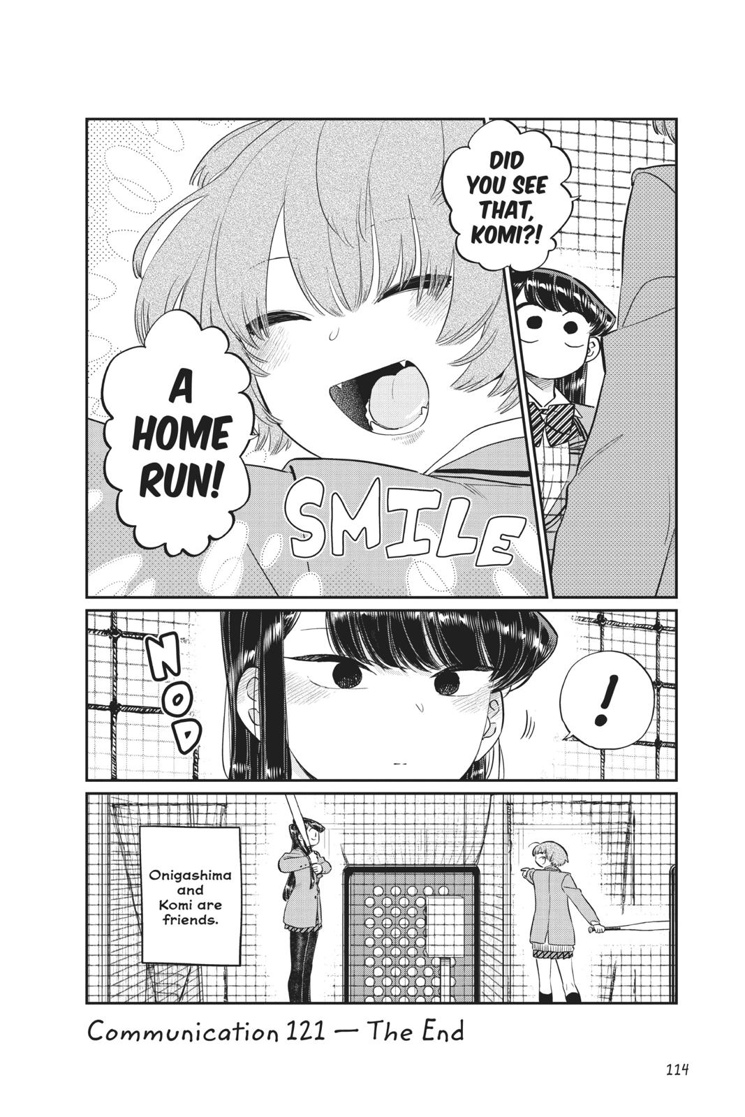 Komi Can’t Communicate Chapter 121