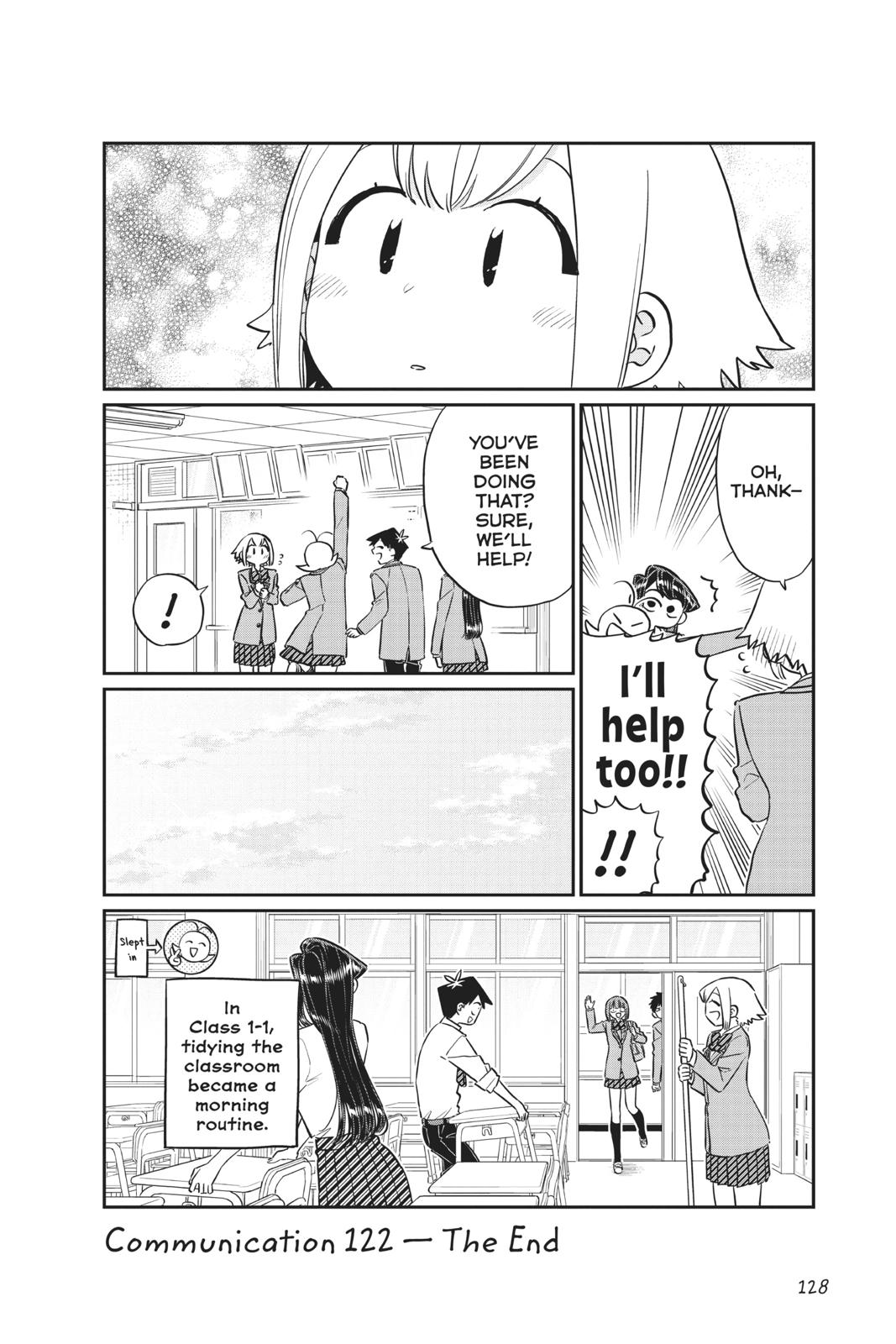 Komi Can’t Communicate Chapter 122
