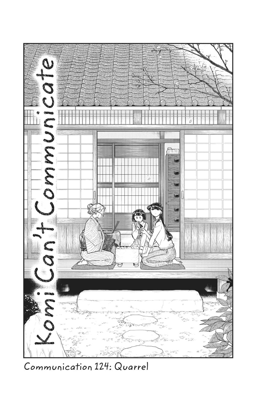 Komi Can’t Communicate Chapter 124