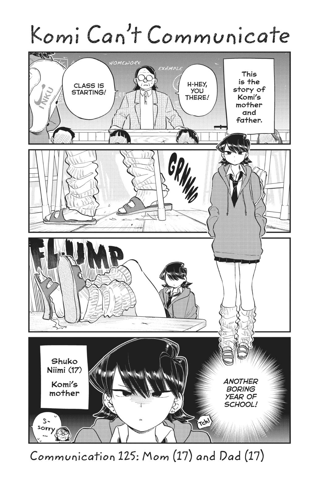 Komi Can’t Communicate Chapter 125