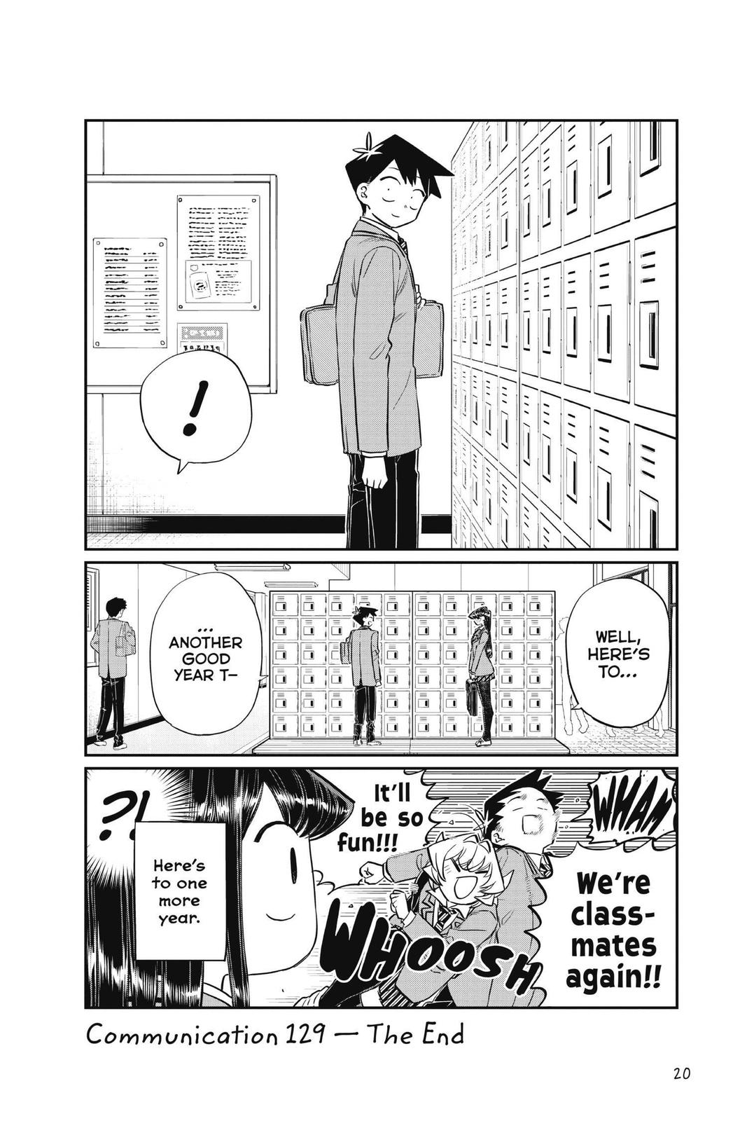 Komi Can’t Communicate Chapter 129