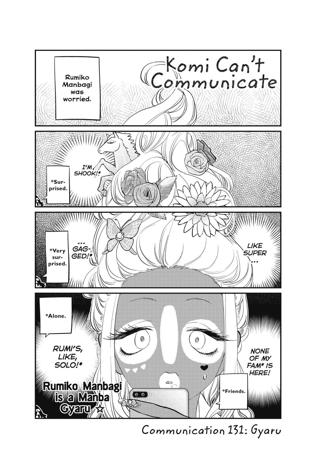 Komi Can’t Communicate Chapter 131