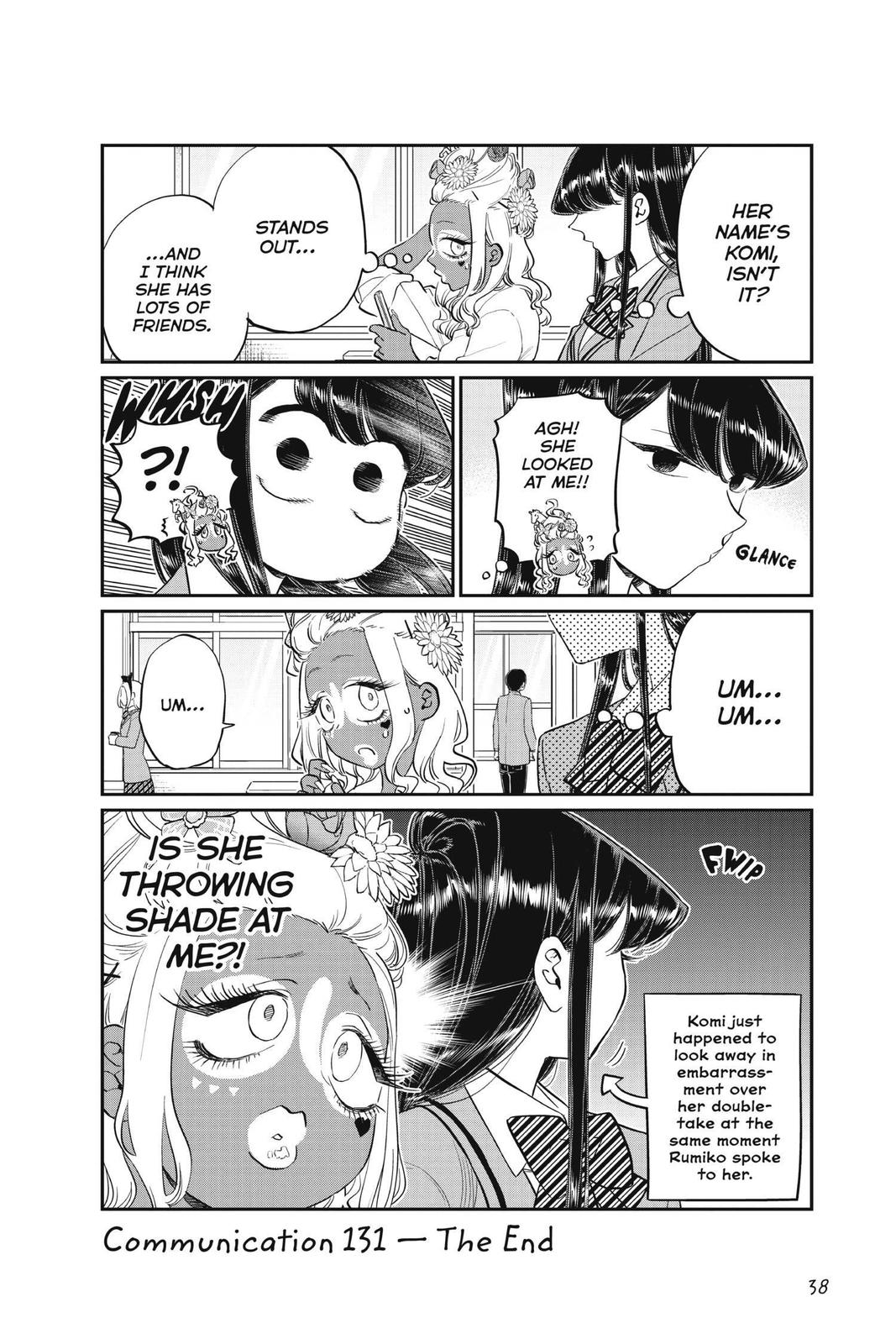 Komi Can’t Communicate Chapter 131