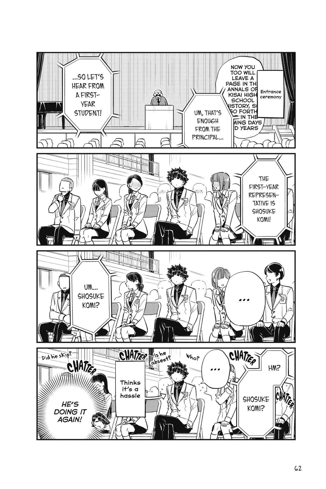 Komi Can’t Communicate Chapter 133