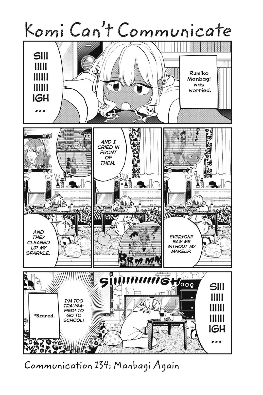 Komi Can’t Communicate Chapter 134