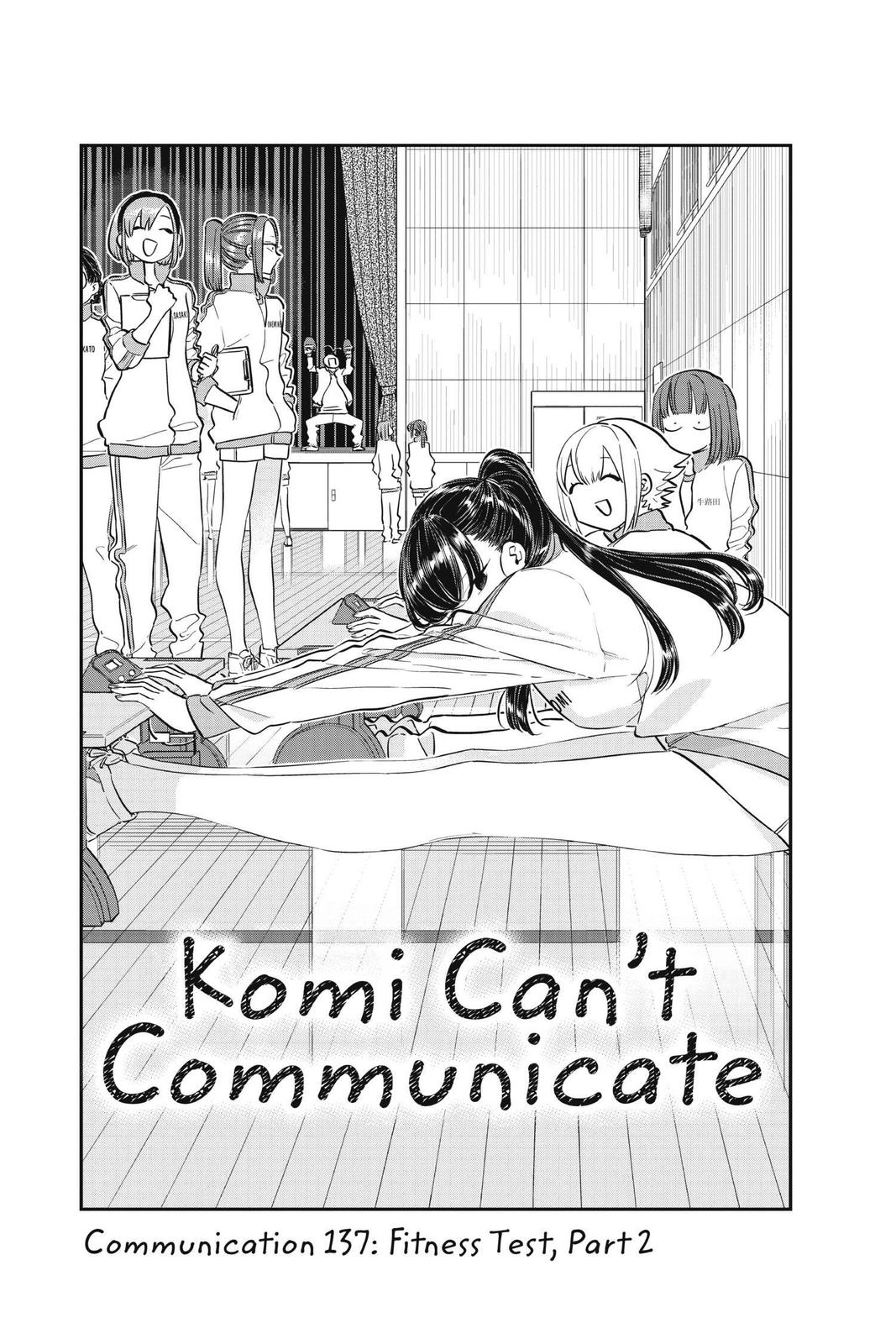 Komi Can’t Communicate Chapter 137
