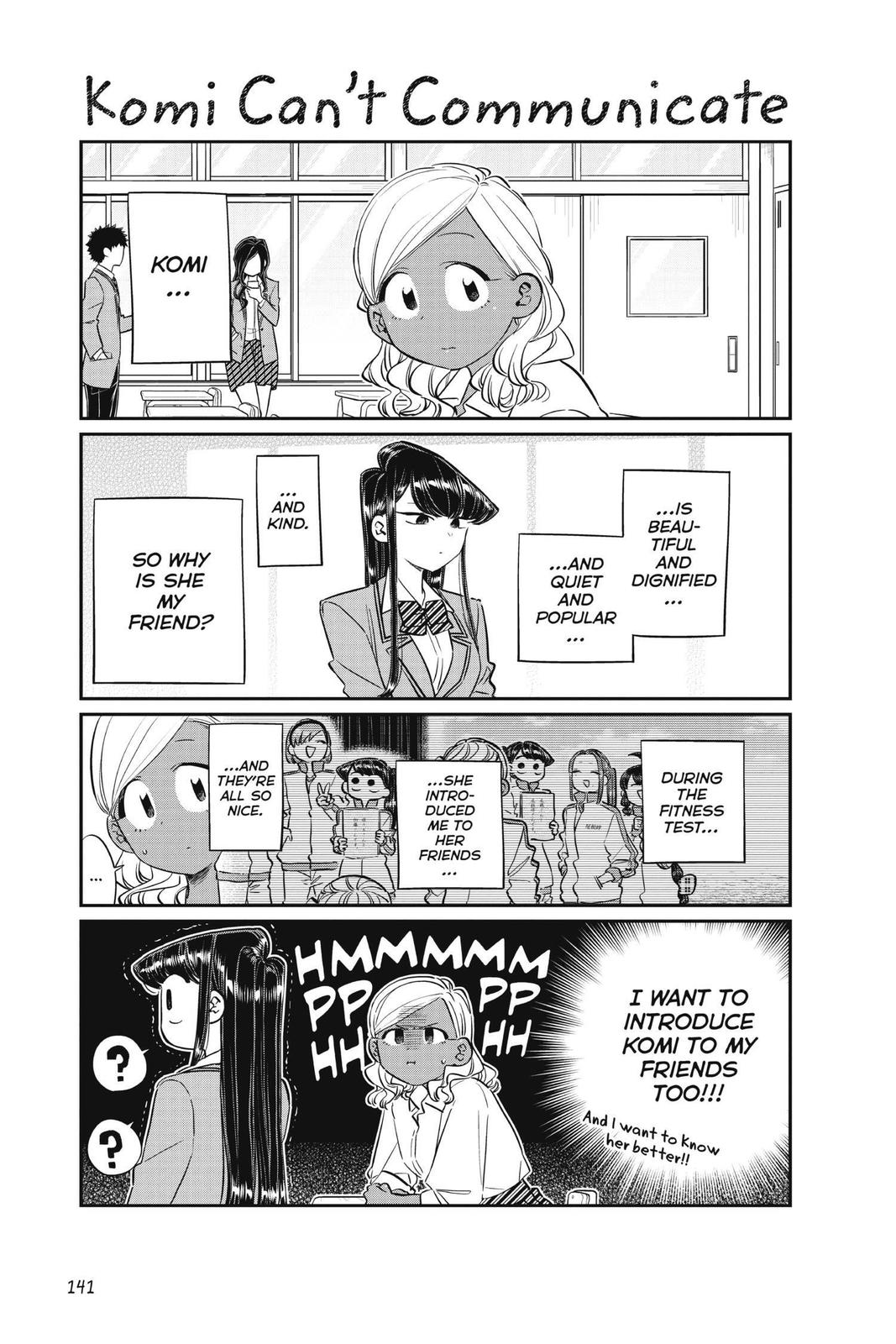Komi Can’t Communicate Chapter 140