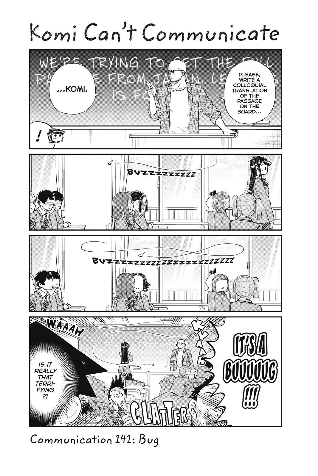 Komi Can’t Communicate Chapter 141