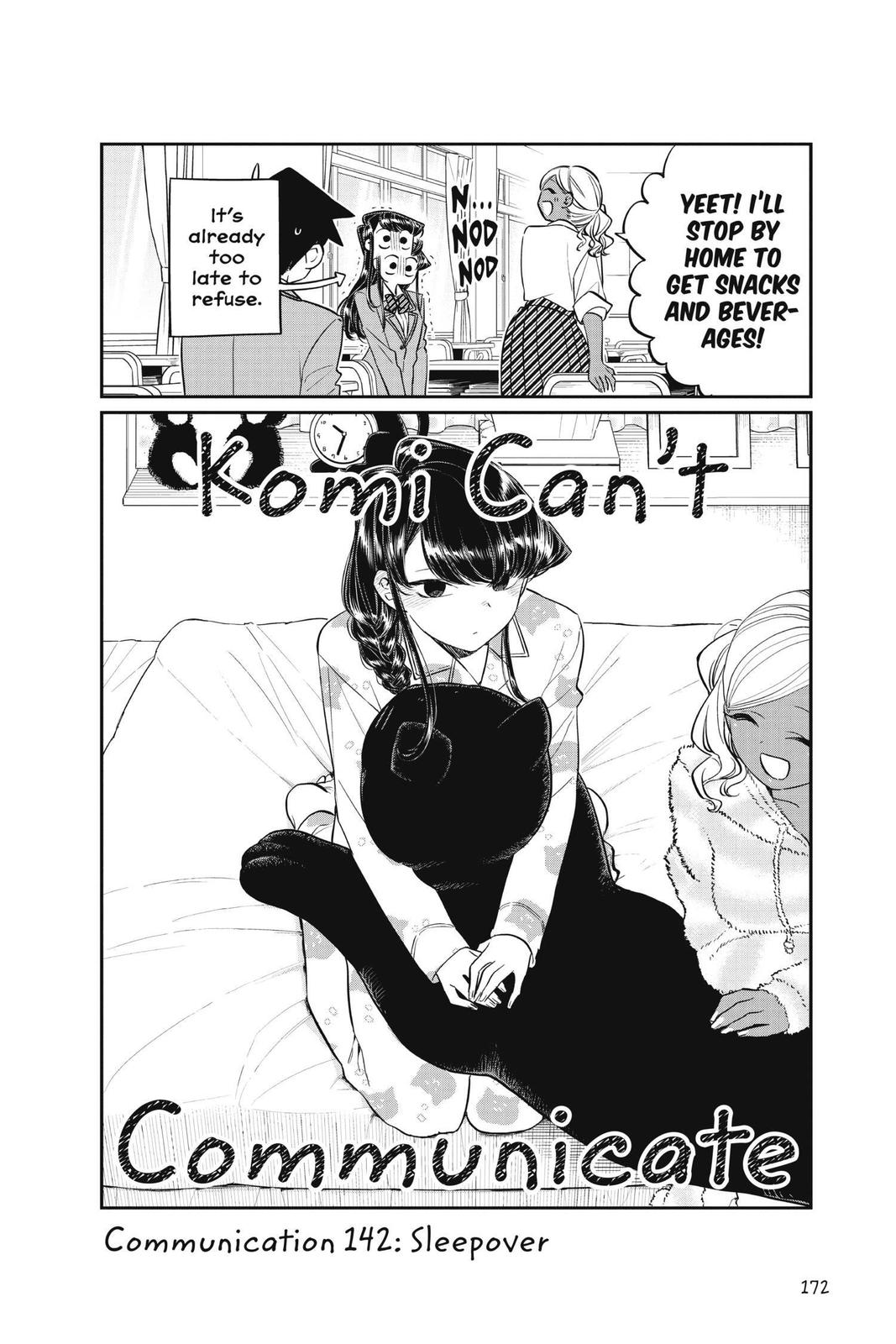 Komi Can’t Communicate Chapter 142