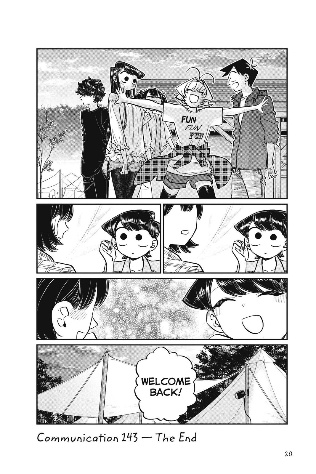 Komi Can’t Communicate Chapter 143