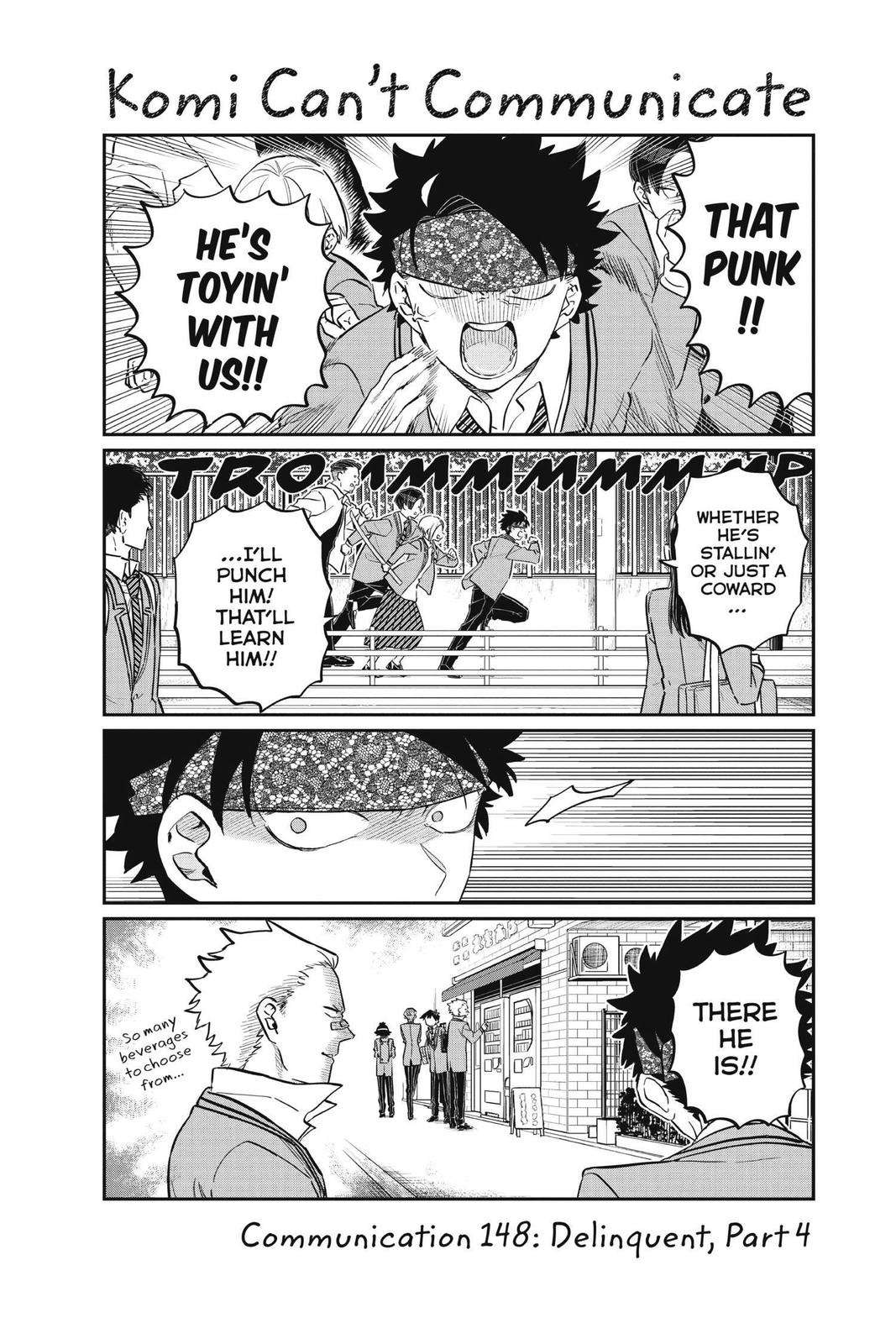 Komi Can’t Communicate Chapter 148
