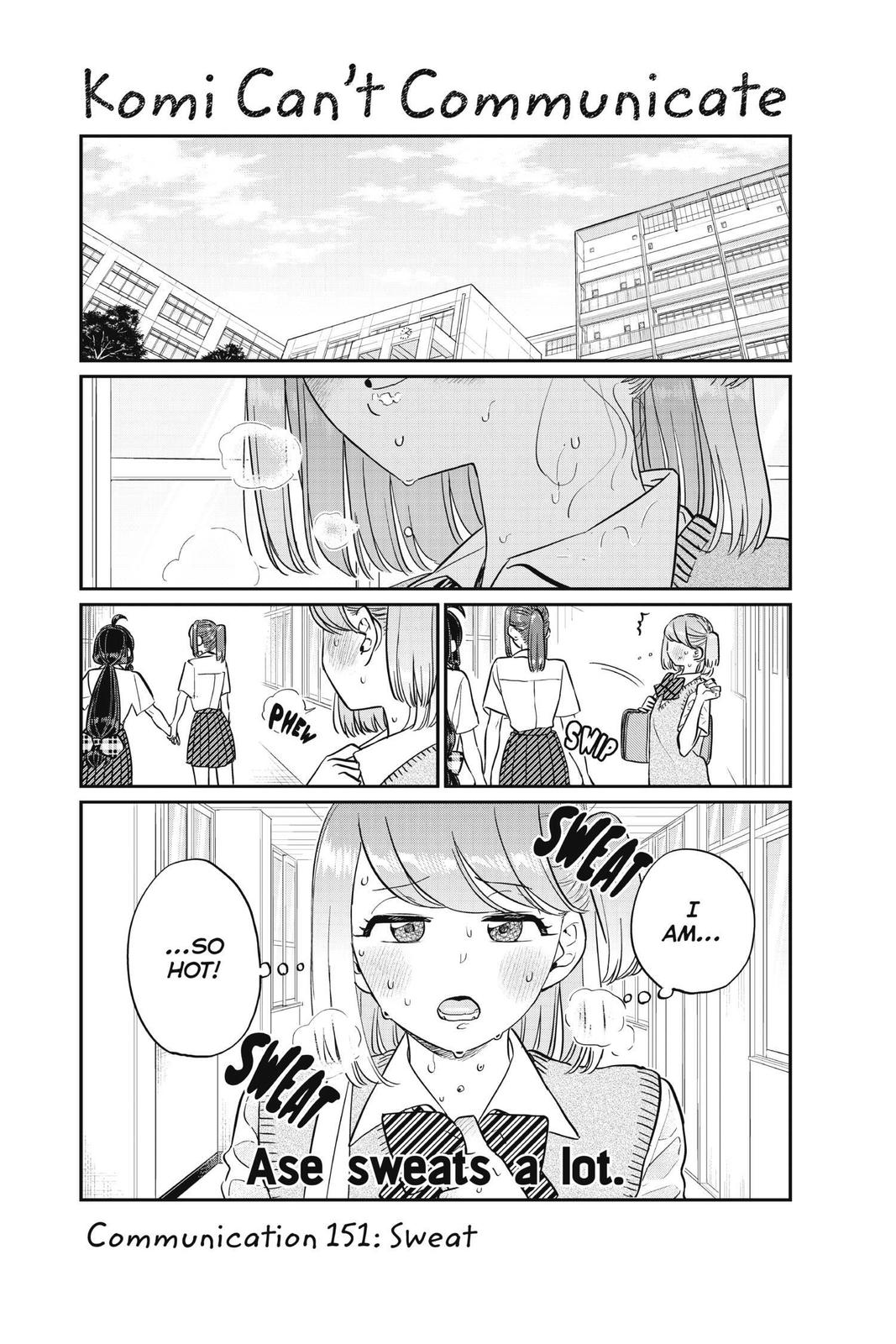 Komi Can’t Communicate Chapter 151