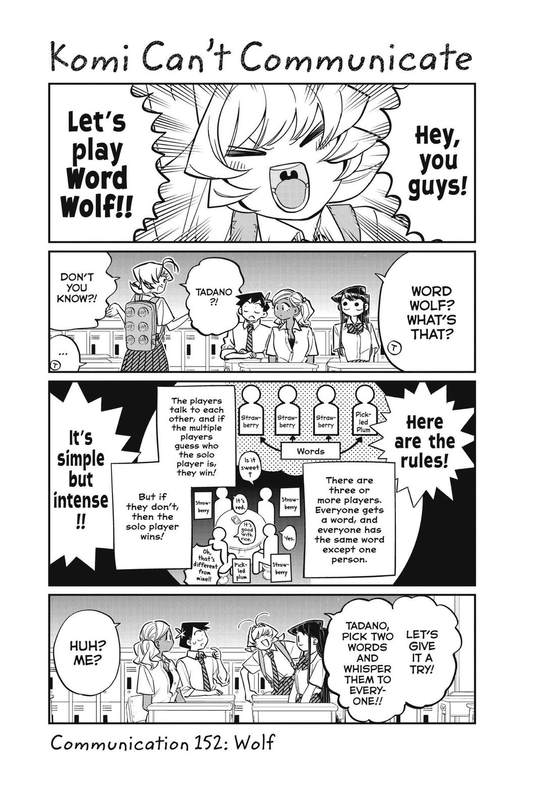 Komi Can’t Communicate Chapter 152