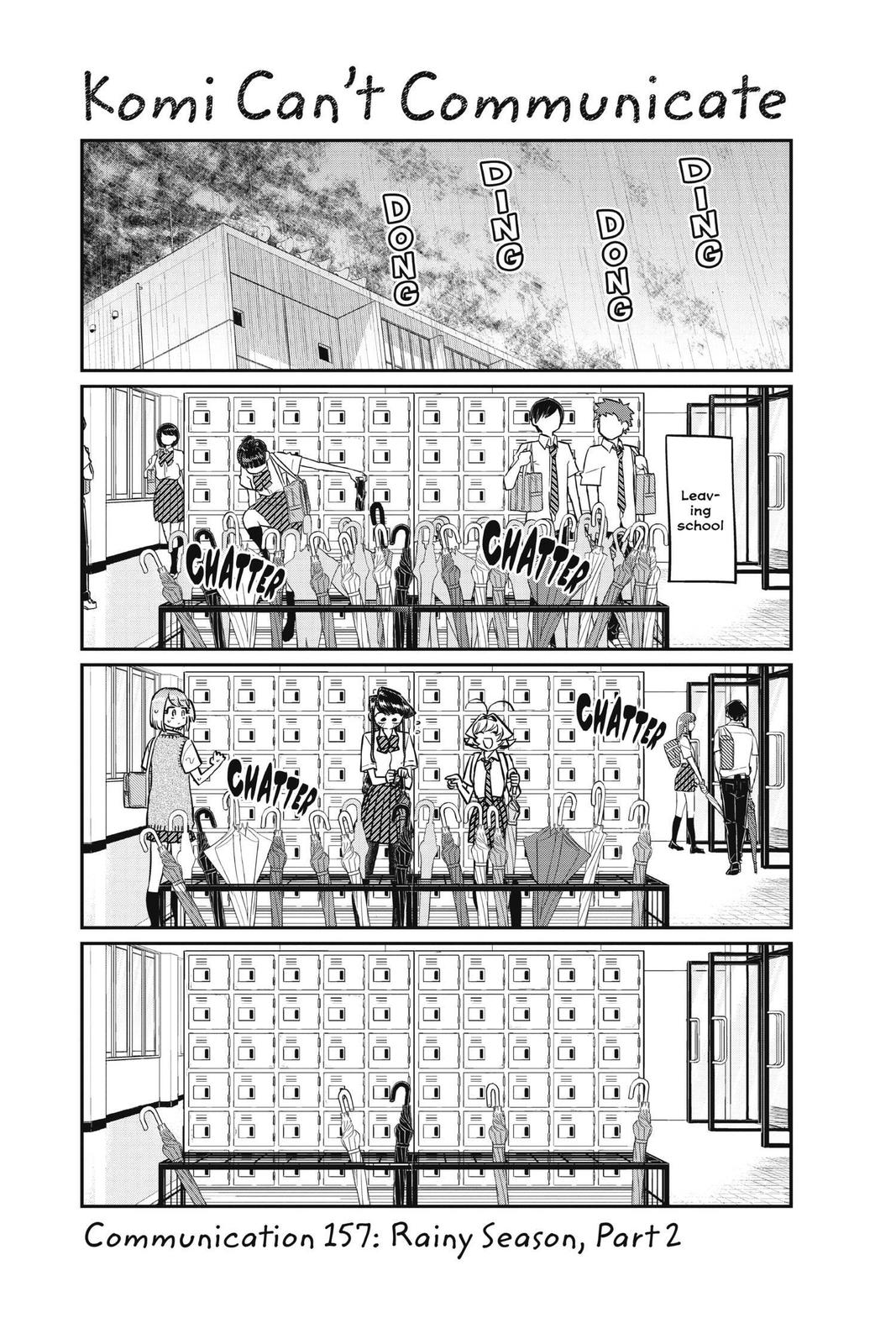 Komi Can’t Communicate Chapter 157
