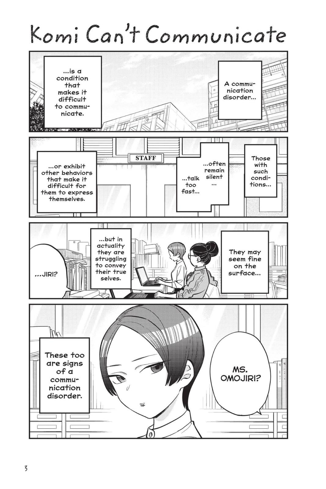Komi Can’t Communicate Chapter 158
