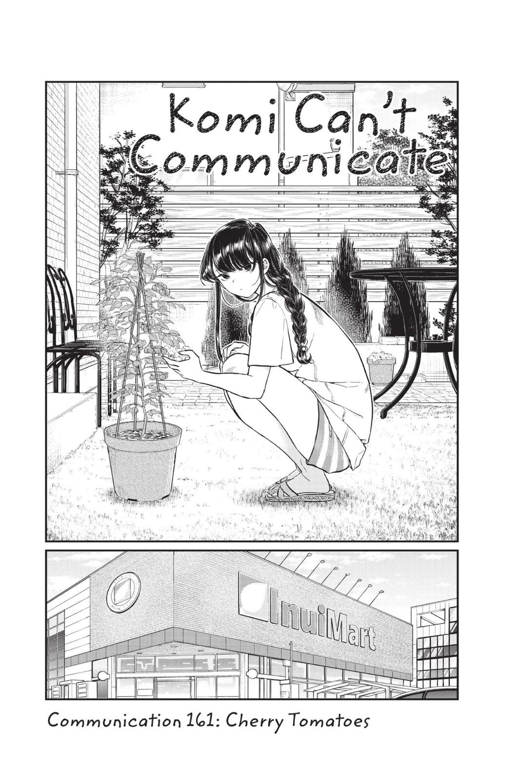 Komi Can’t Communicate Chapter 161