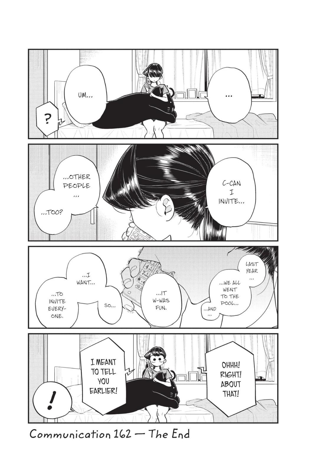 Komi Can’t Communicate Chapter 162
