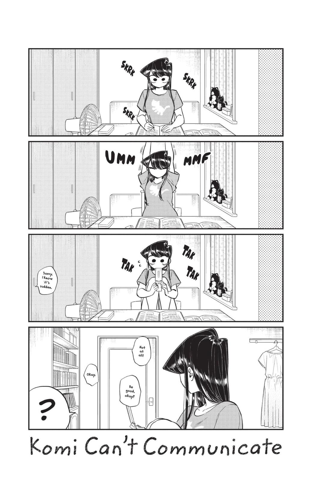 Komi Can’t Communicate Chapter 168
