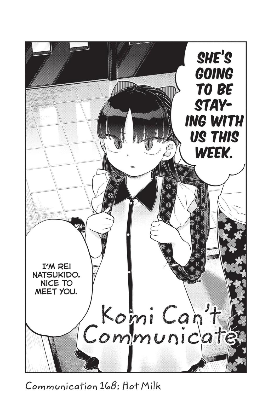 Komi Can’t Communicate Chapter 168