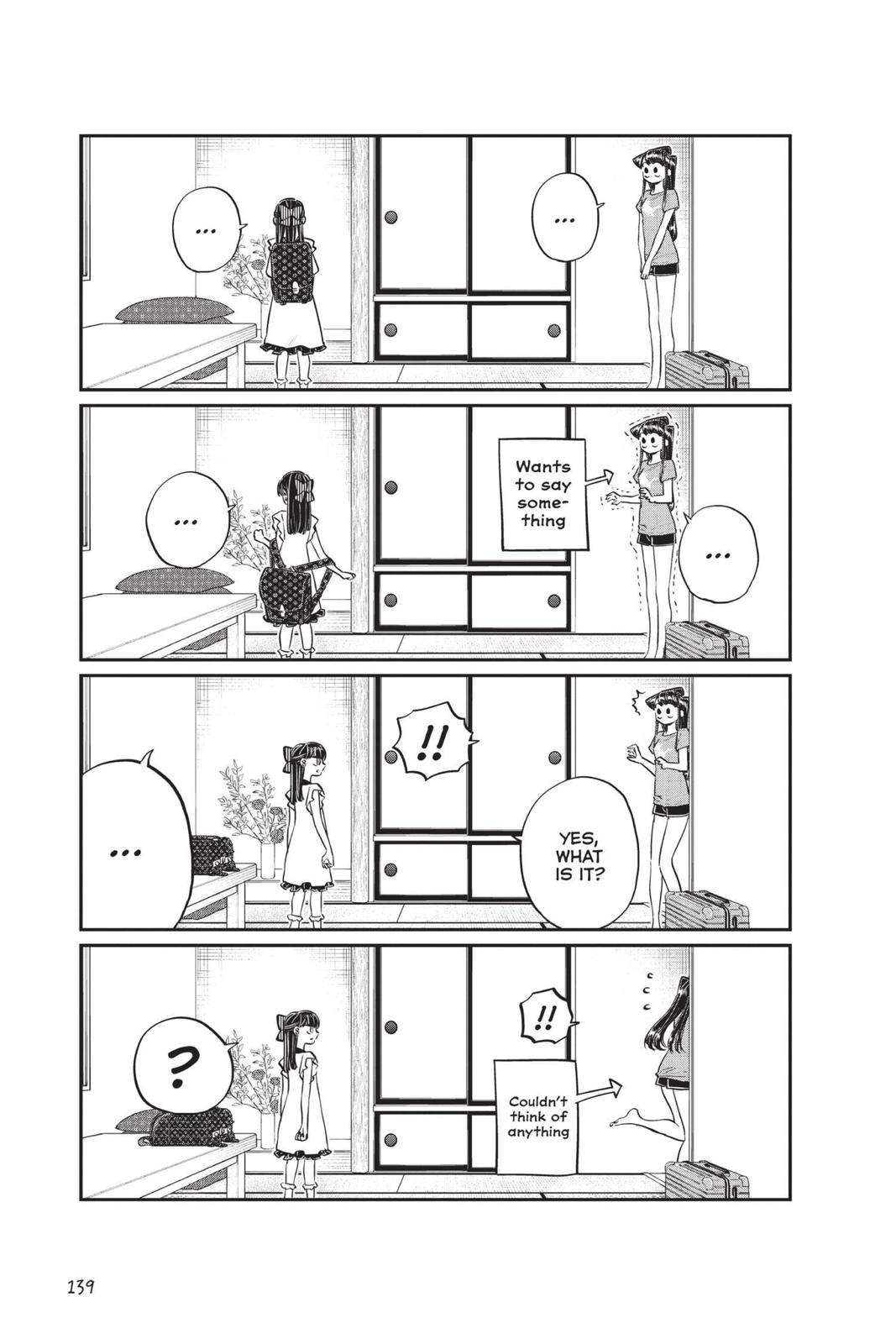 Komi Can’t Communicate Chapter 168