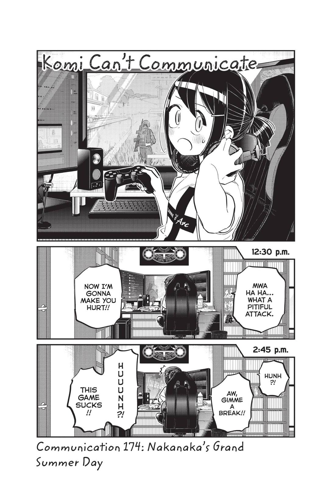 Komi Can’t Communicate Chapter 174