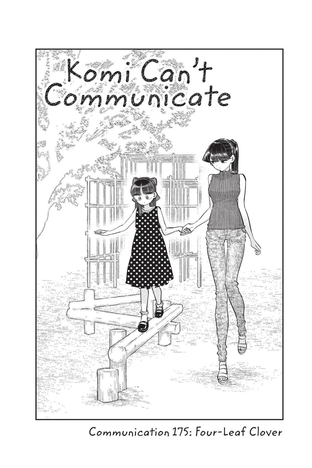 Komi Can’t Communicate Chapter 175