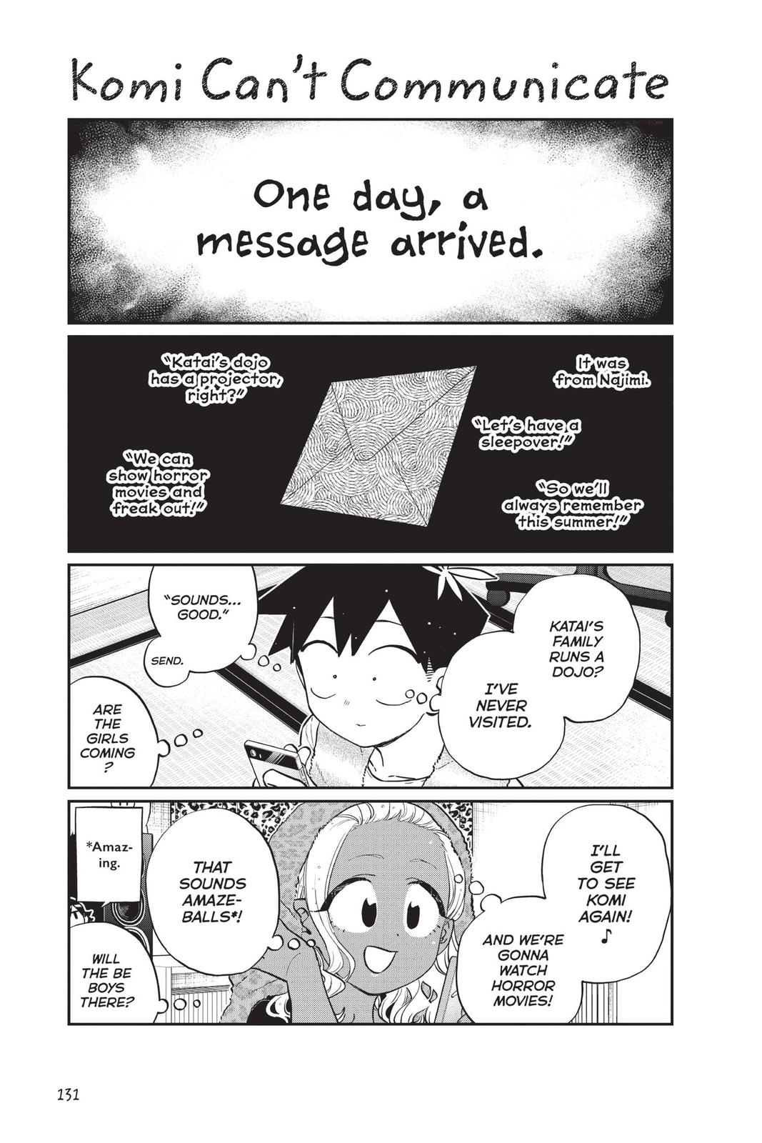 Komi Can’t Communicate Chapter 179